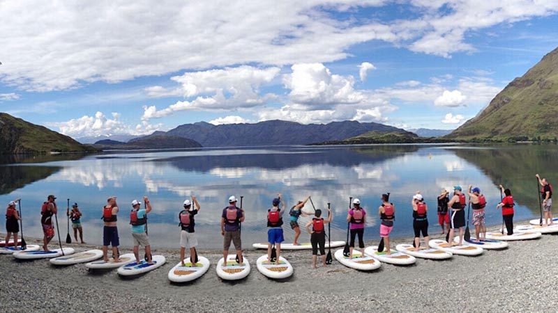 Rent a SUP and explore beautiful Lake Wanaka and all its surroundings.